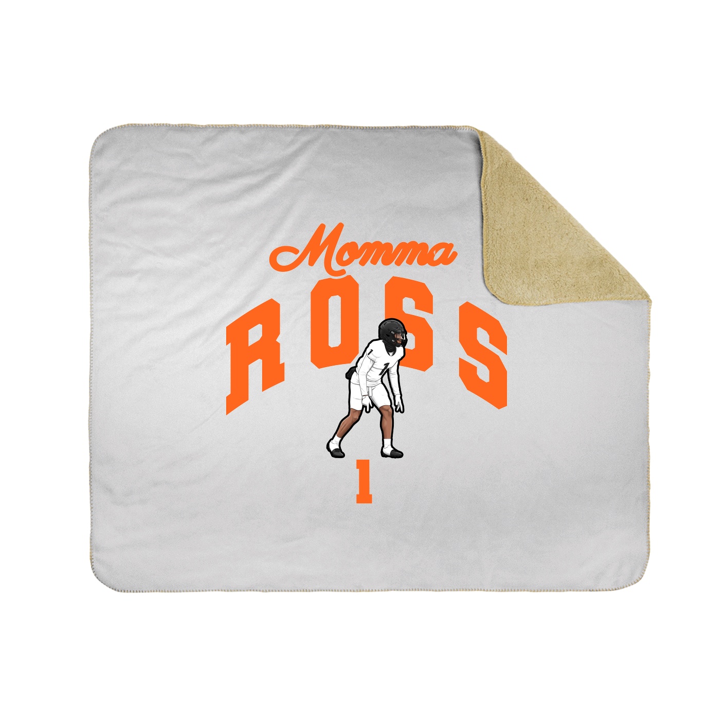 Throw Blanket — Mothers Day Arch in White