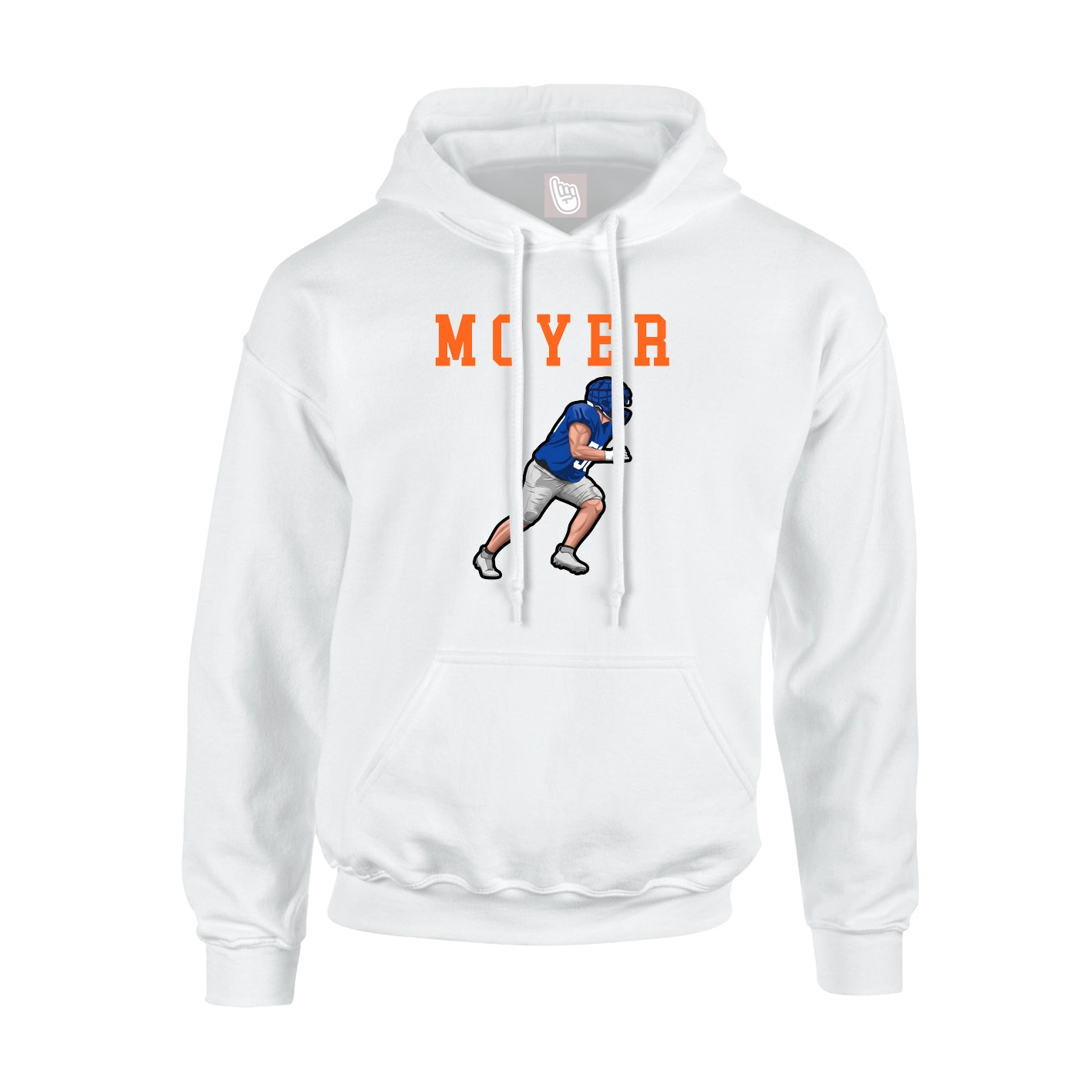 Hoodie — Shirsey in White