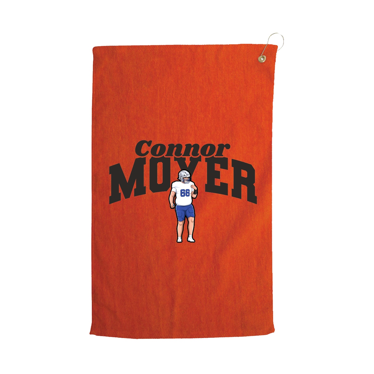 Golf Towel — Signature Arch in Orange