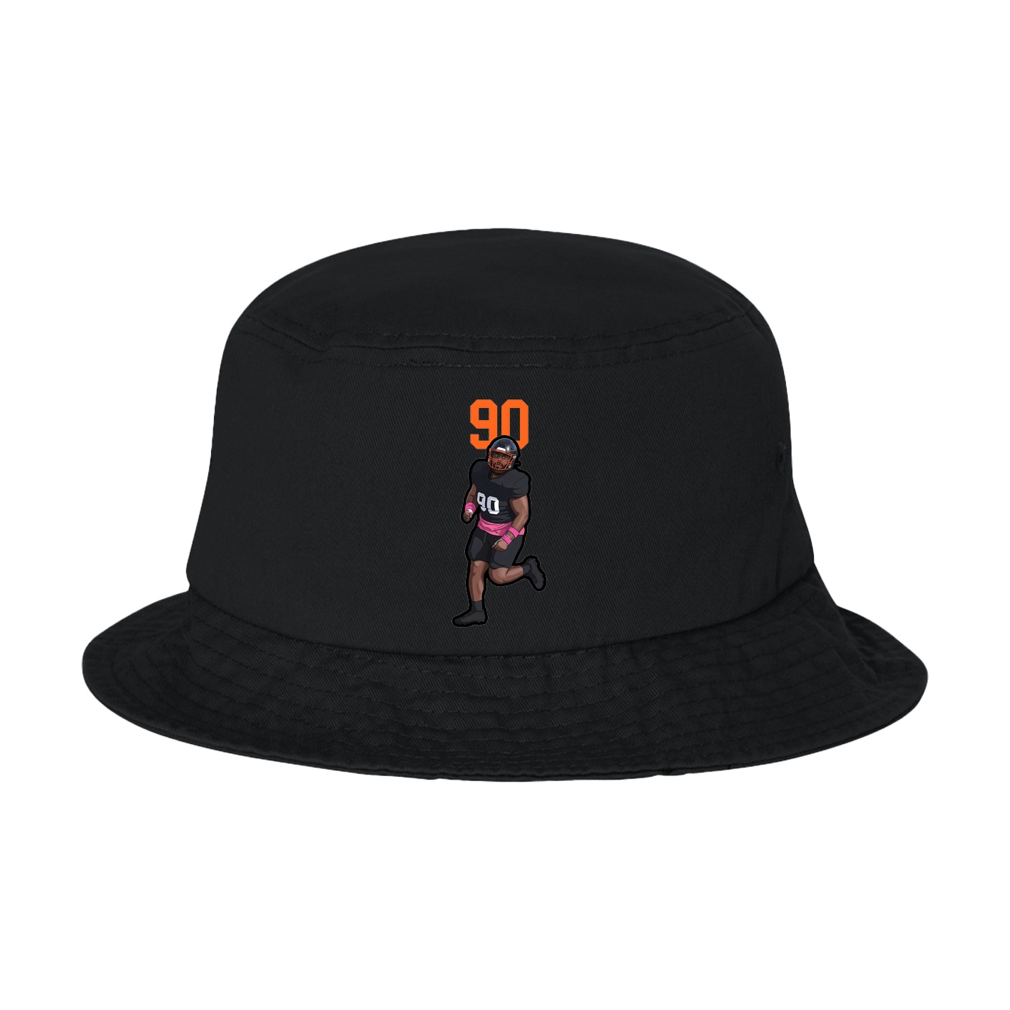 Bucket Cap — Number Top in Black