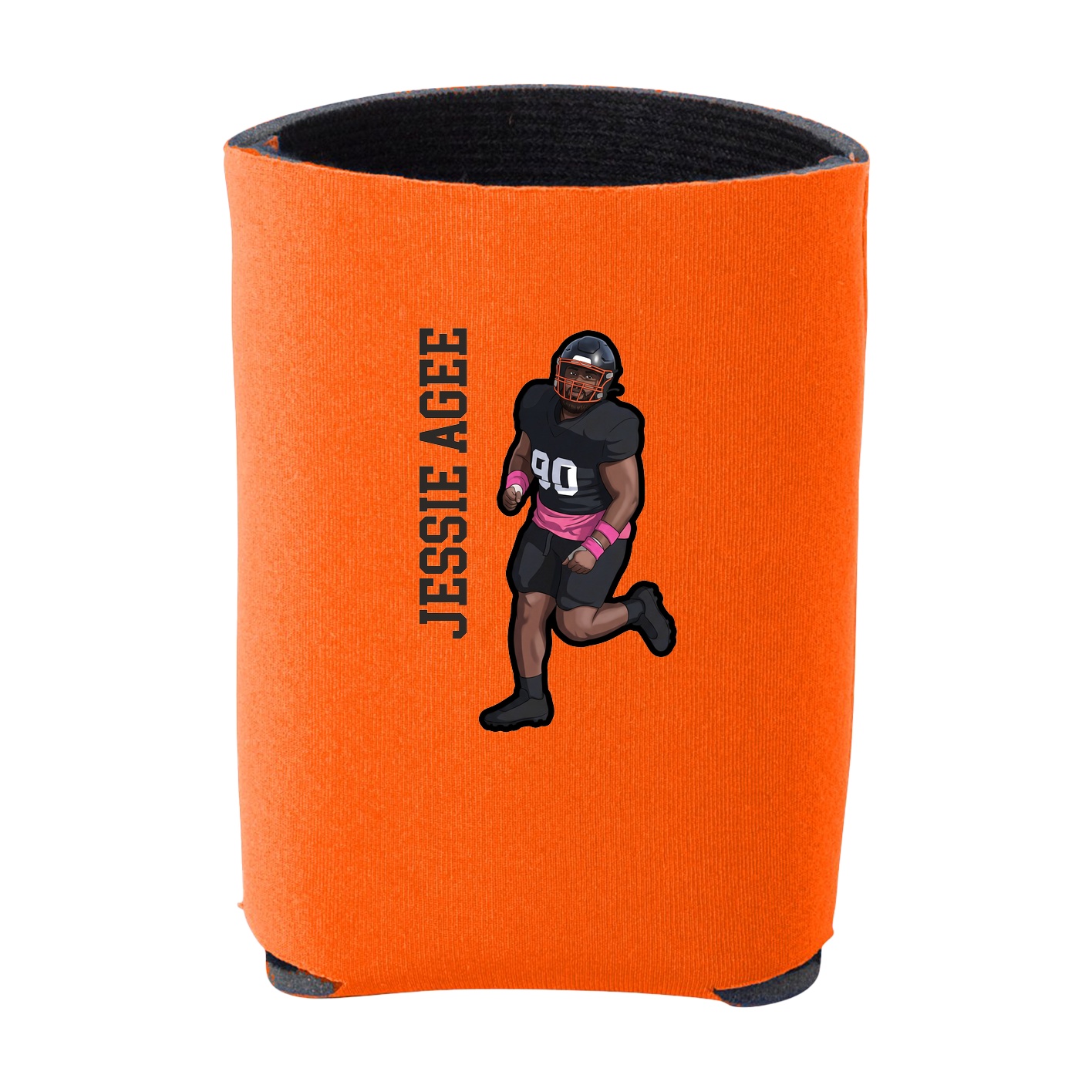Can Holder — Name Vertical in Orange