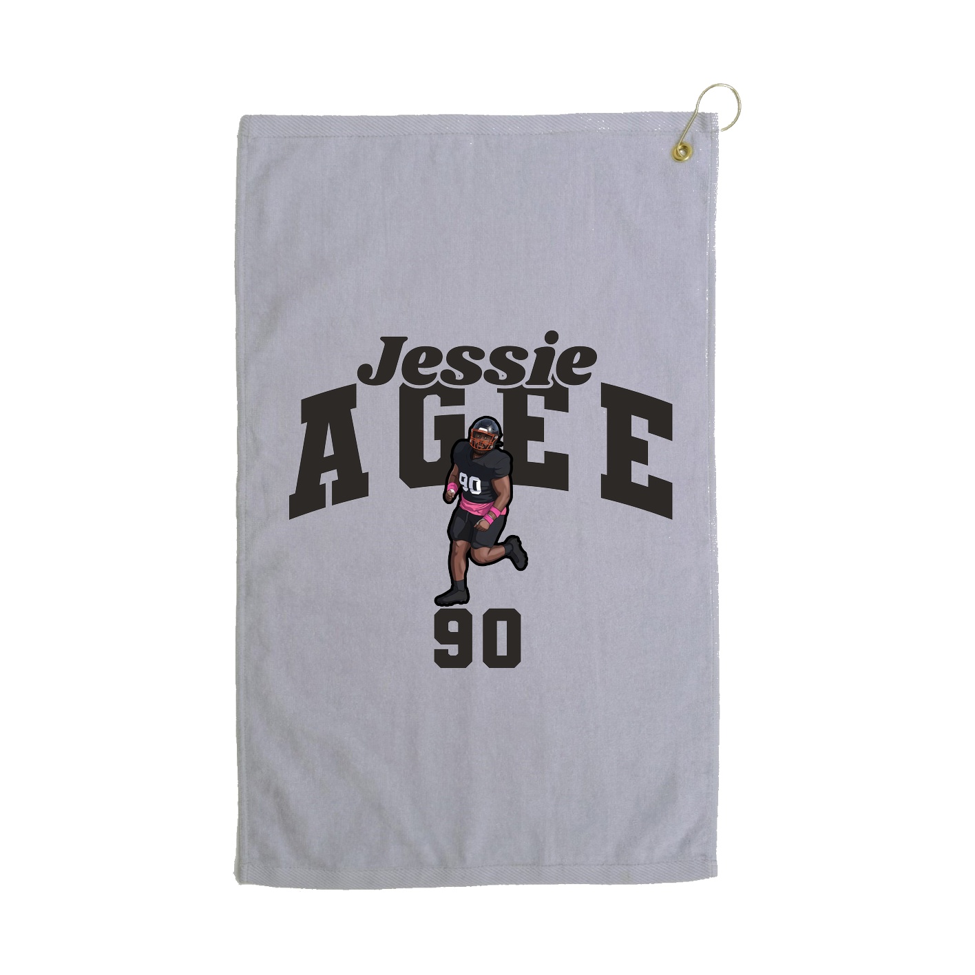 Golf Towel — Signature Arch in Grey
