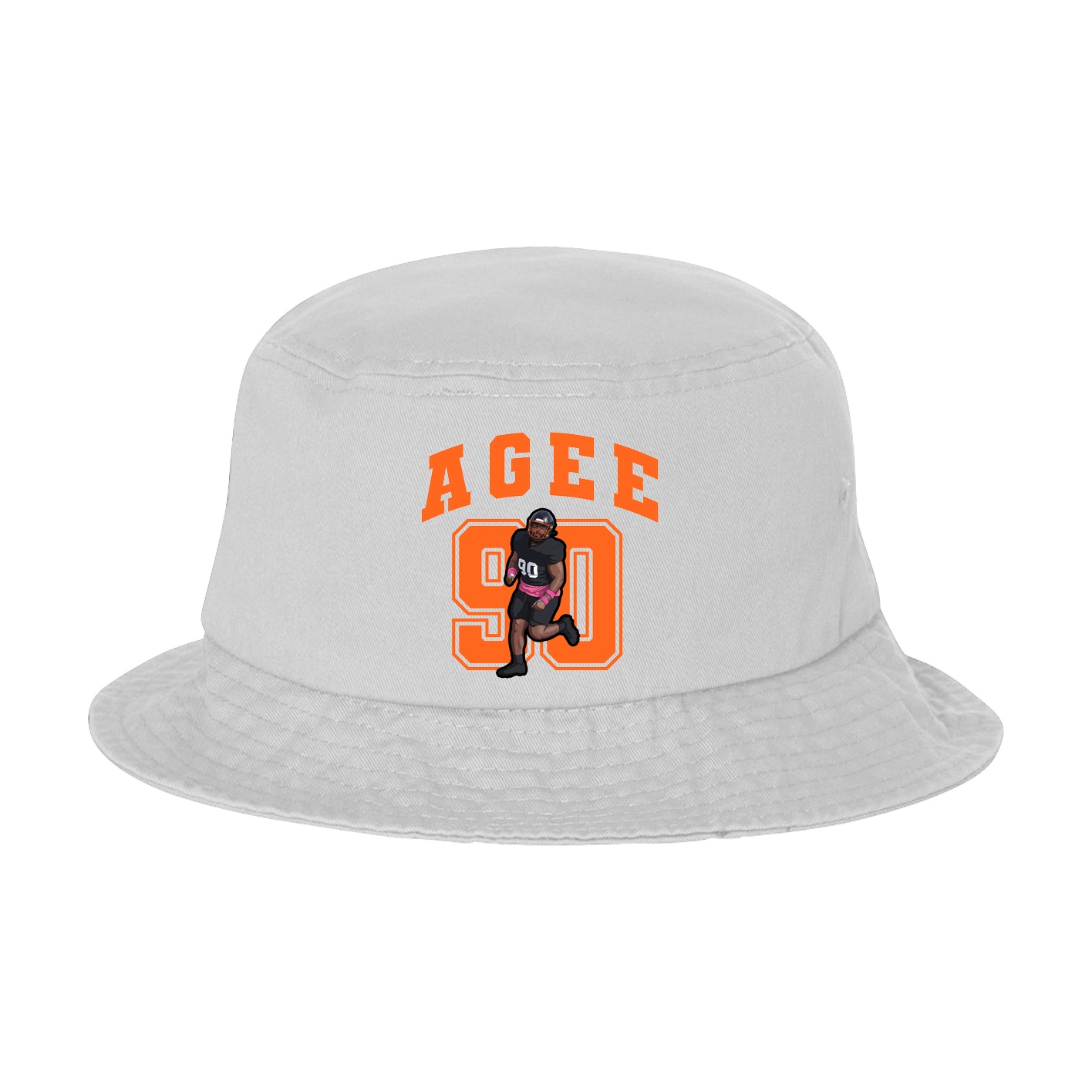 Bucket Cap — Number in White