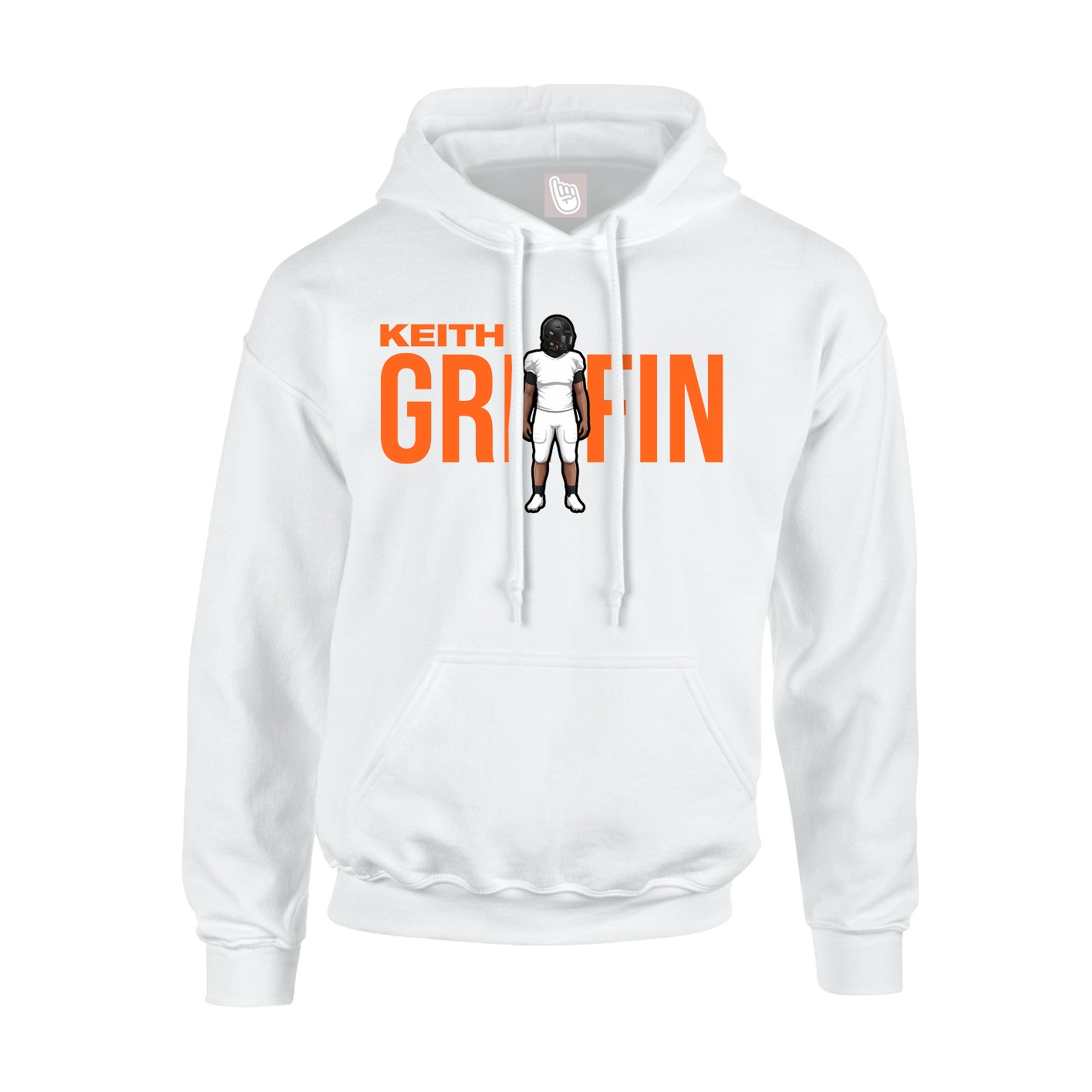 Hoodie — Player Name in White