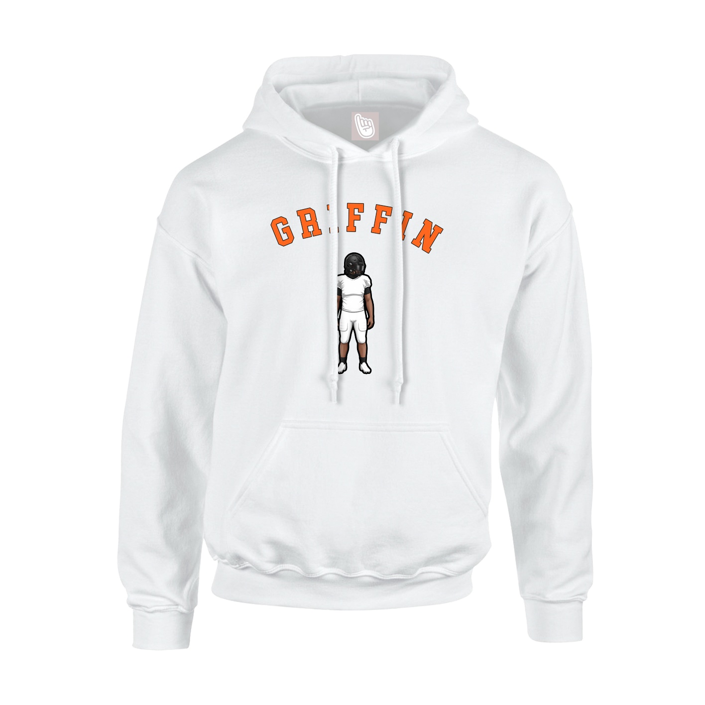 Hoodie — Shirsey Arch in White