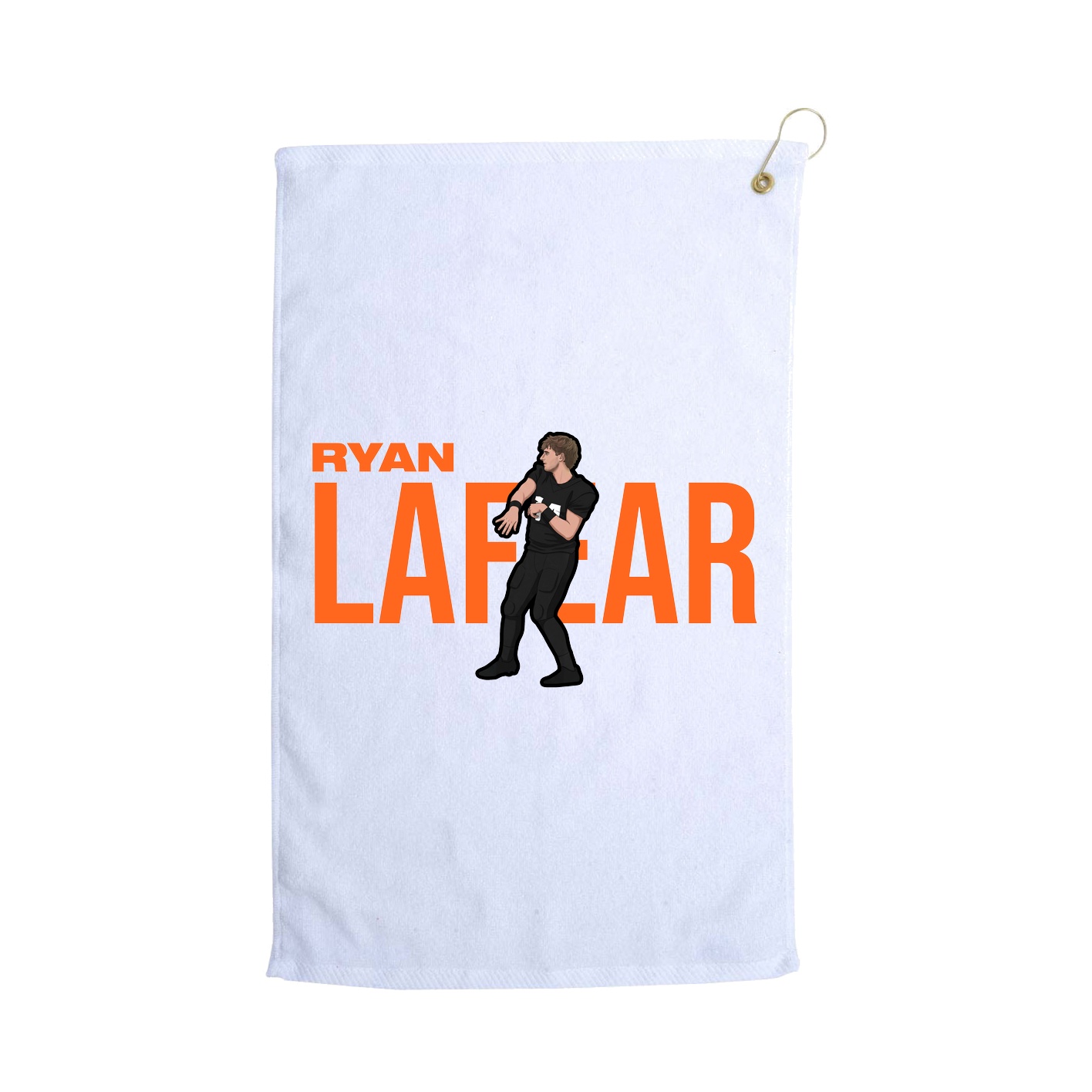 Golf Towel — Player Name in White