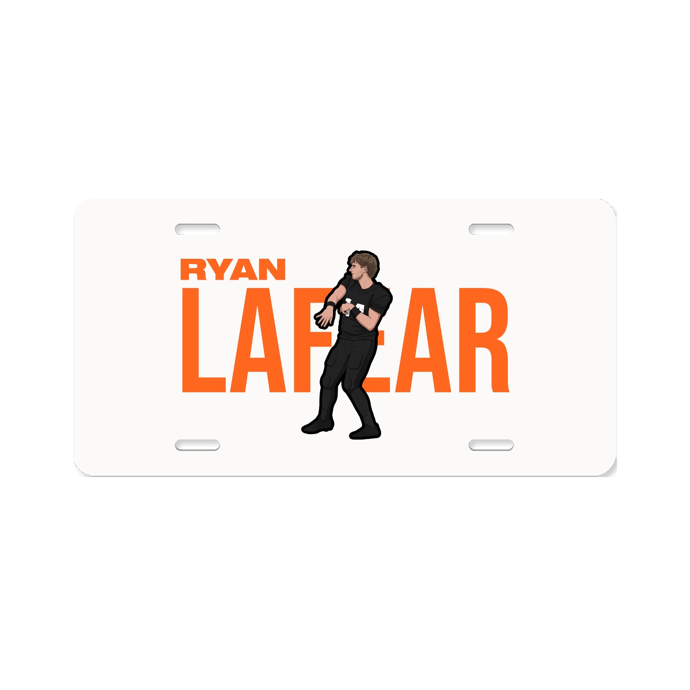 License Plate — Player Name in Classic