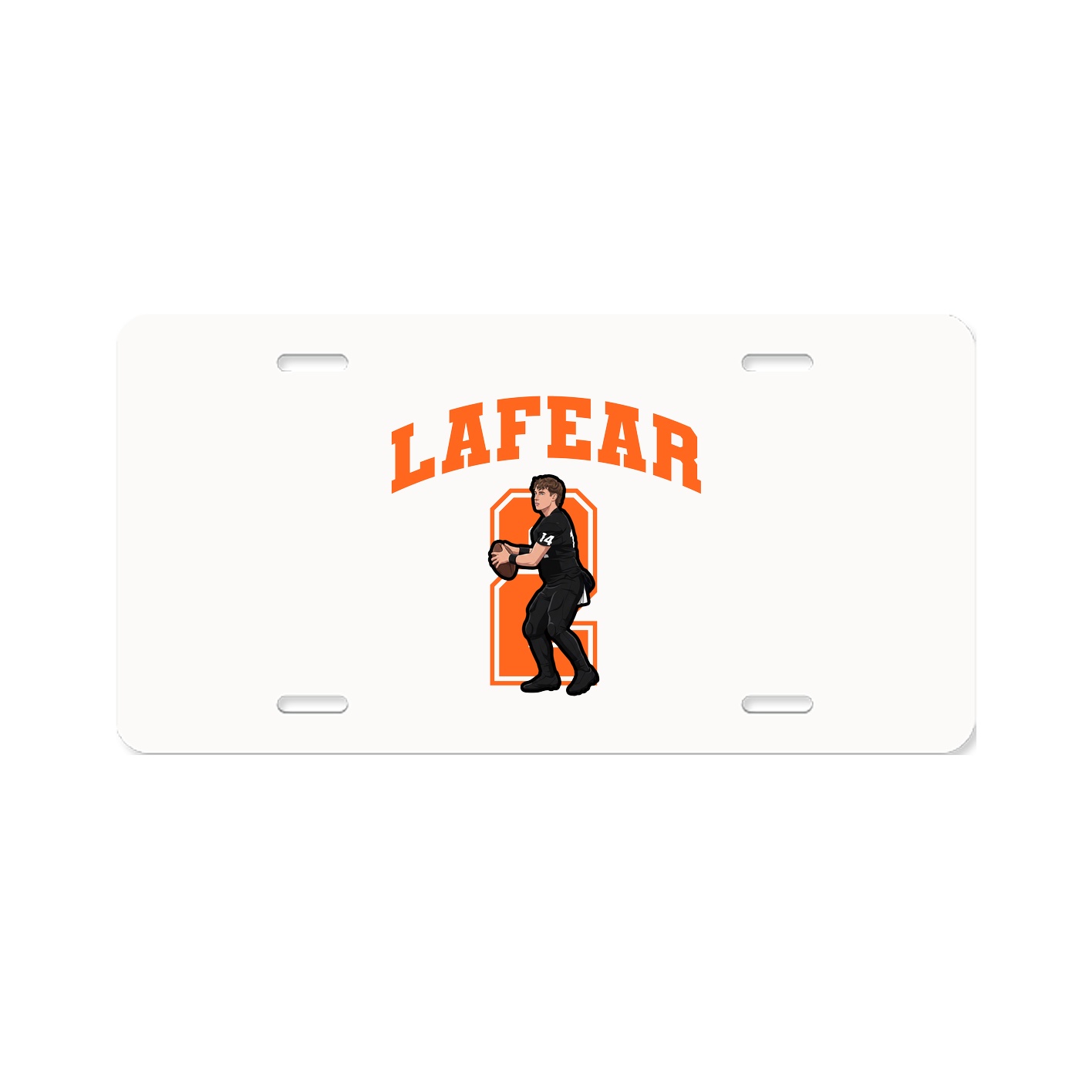 License Plate — Number in Classic