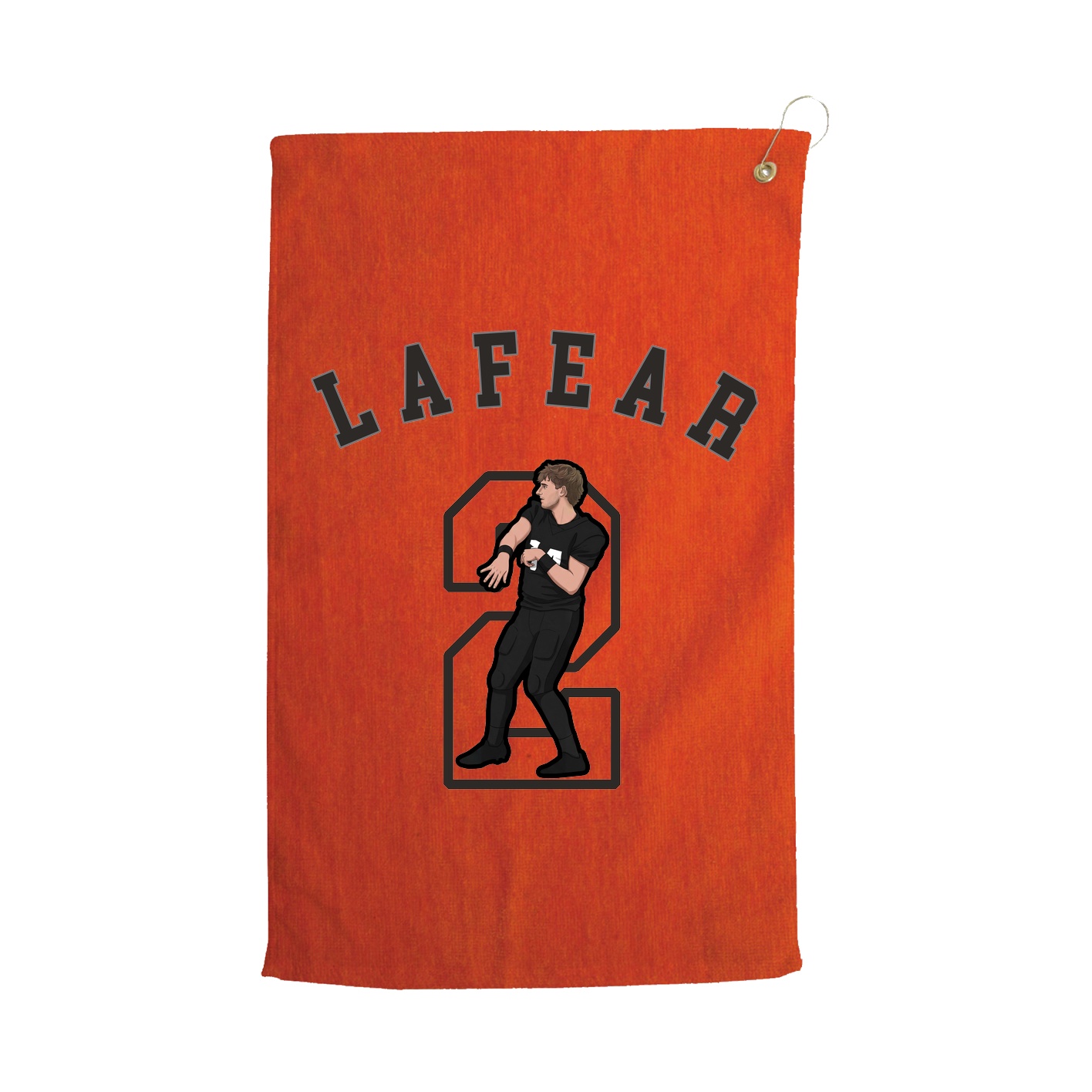 Golf Towel — Shirsey Arch in Orange