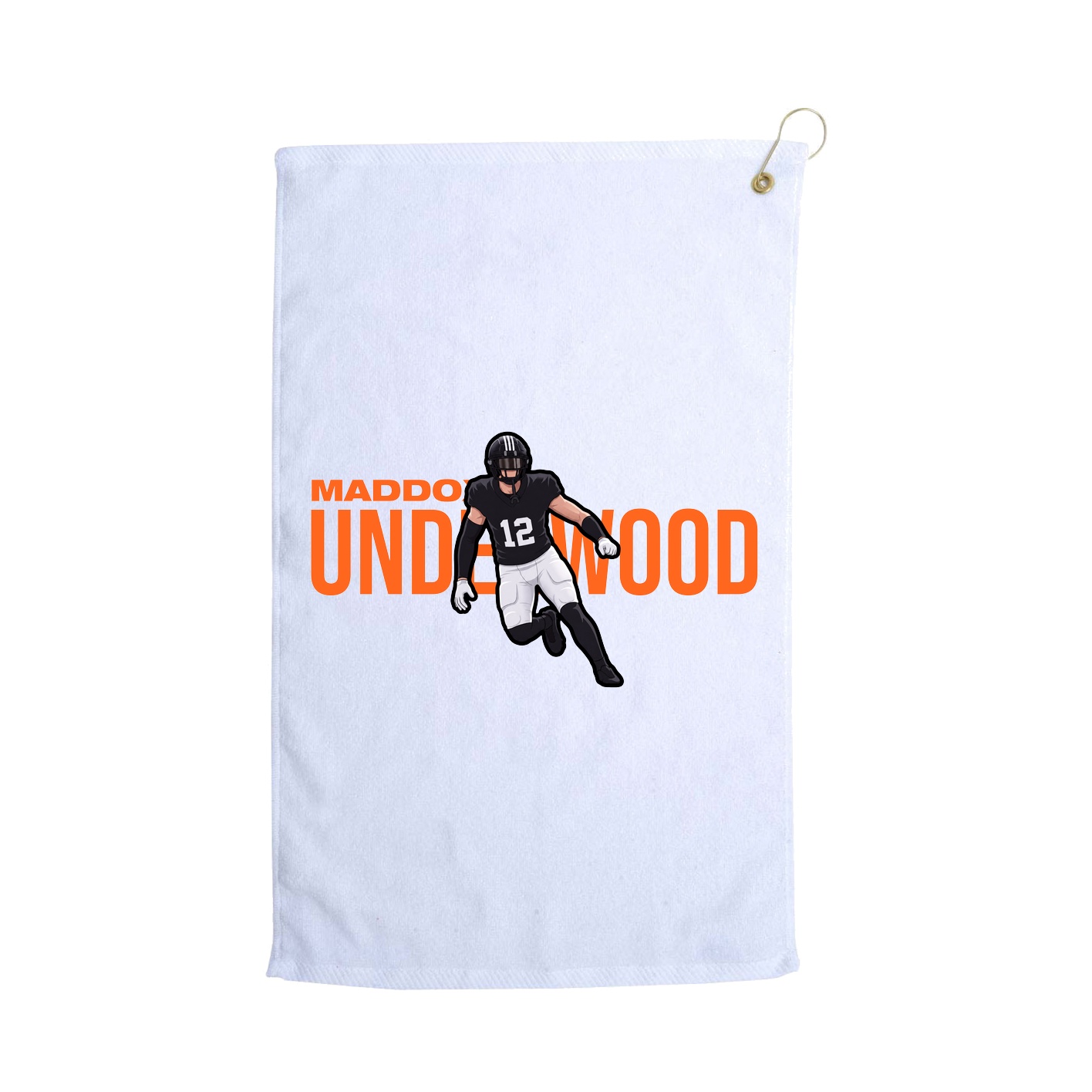 Golf Towel — Player Name in White