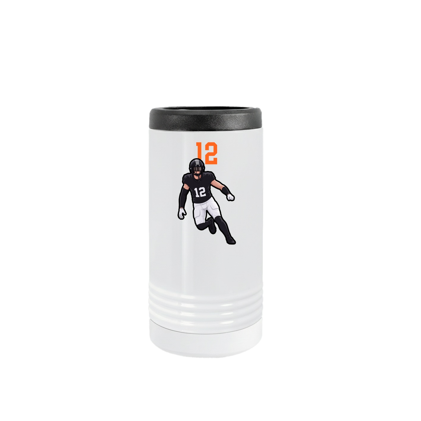 Slim Beverage Holder — Number Top in White