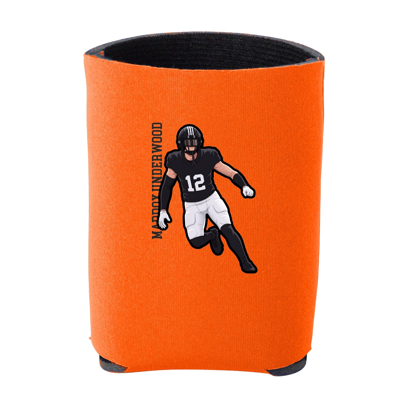Can Holder — Name Vertical in Orange