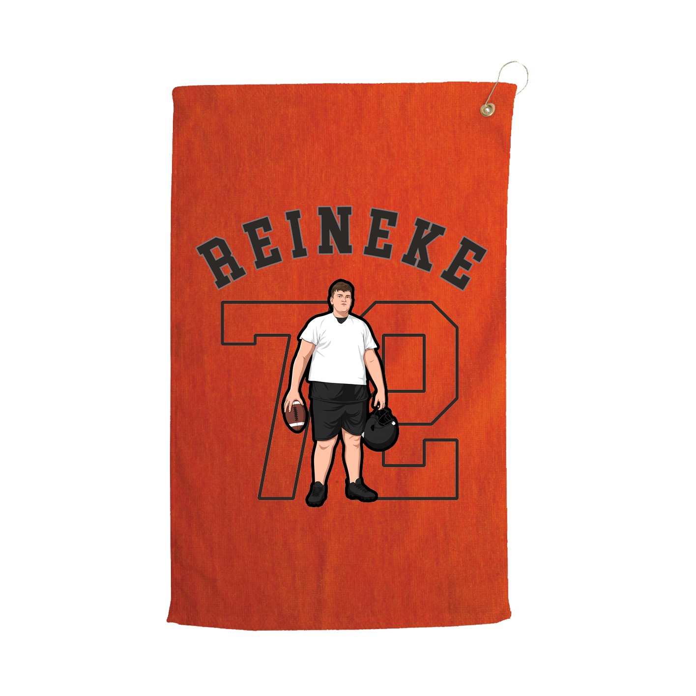 Golf Towel — Shirsey Arch in Orange