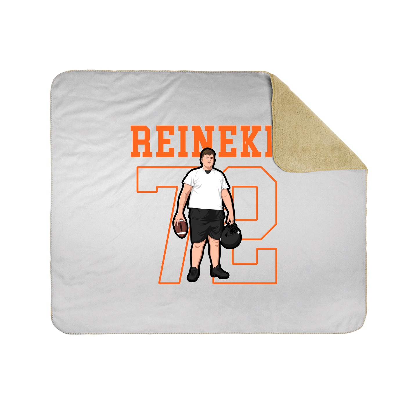 50x60 Sherpa Lined Throw Blanket