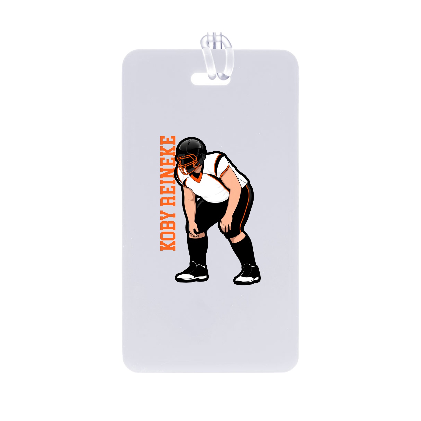 Bag Tag — Name Vertical in Classic