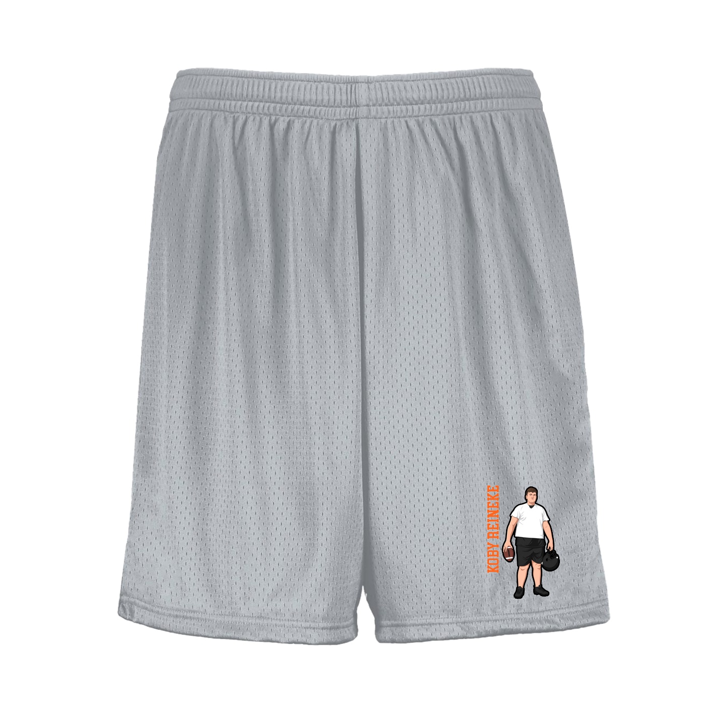 Shorts — Name Vertical in Silver