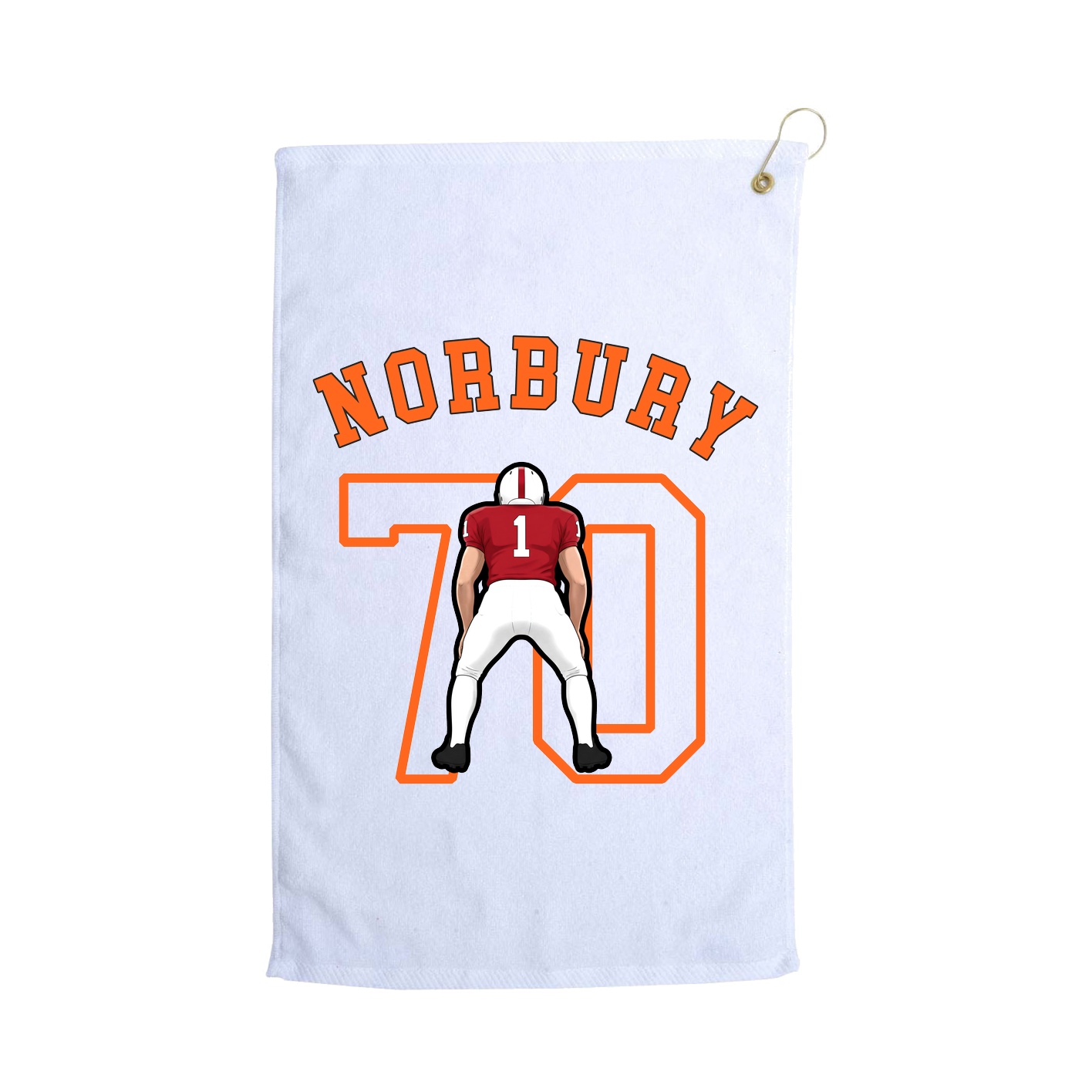 Golf Towel — Shirsey Arch in White