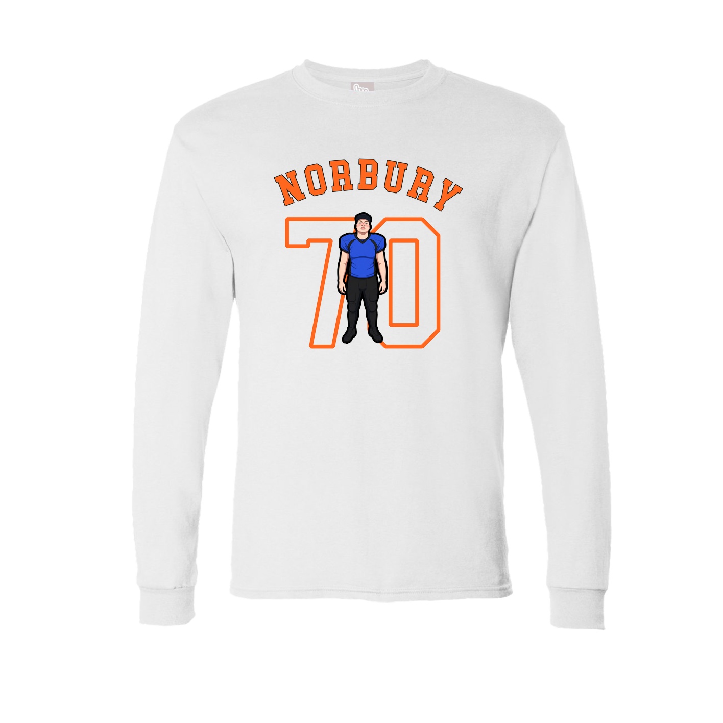 Long Sleeve Tee — Shirsey Arch in White