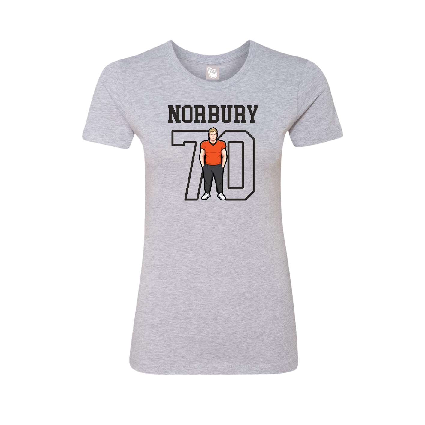 Fitted Women's Tee — Shirsey in Grey