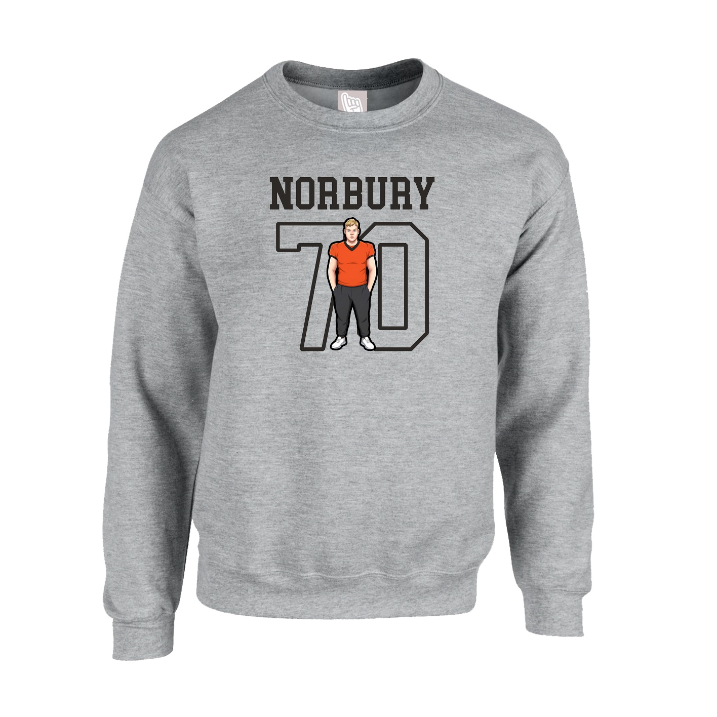 Fleece Crew — Shirsey in Grey