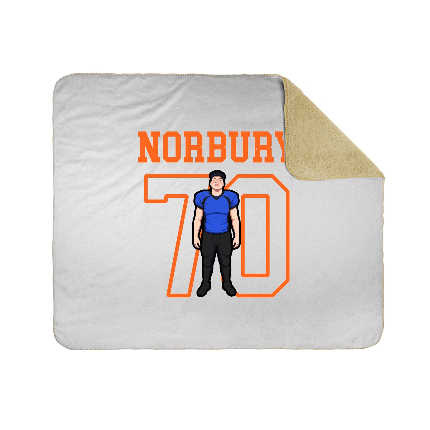 Throw Blanket — Shirsey in White