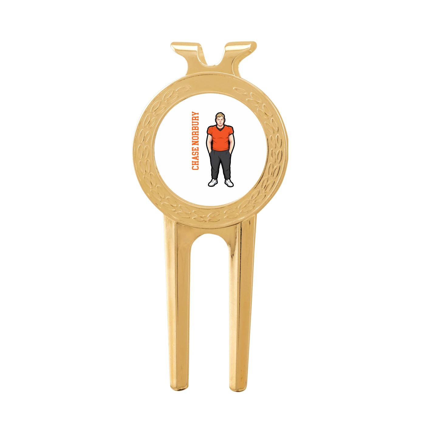 Divot Tool with Ball Marker — Name Vertical in Classic