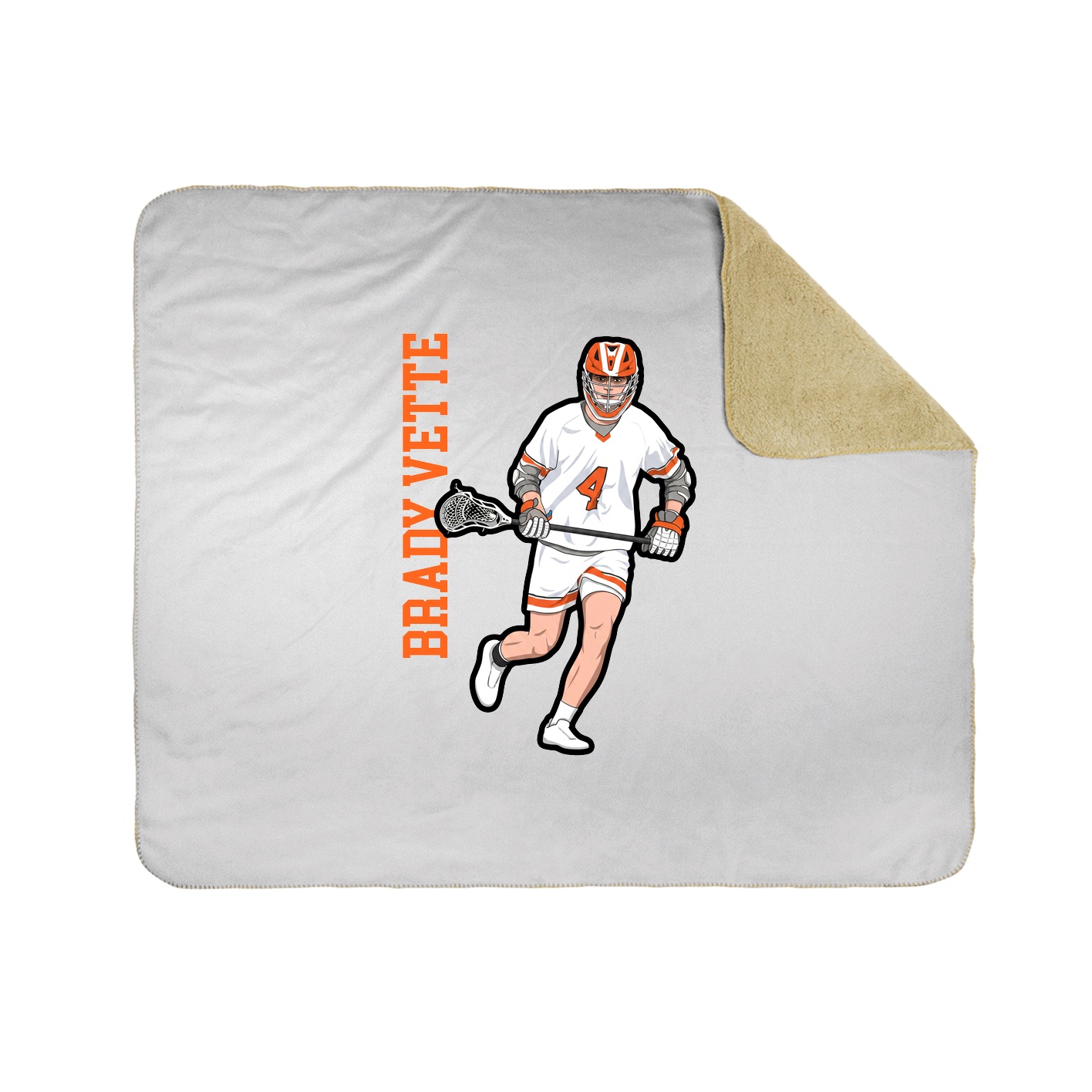 50x60 Sherpa Lined Throw Blanket