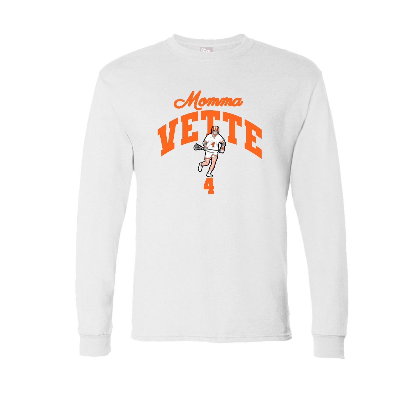 Long Sleeve Tee — Mothers Day Arch in White