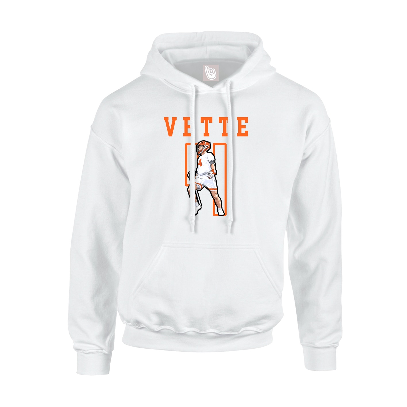 Hoodie — Shirsey in White