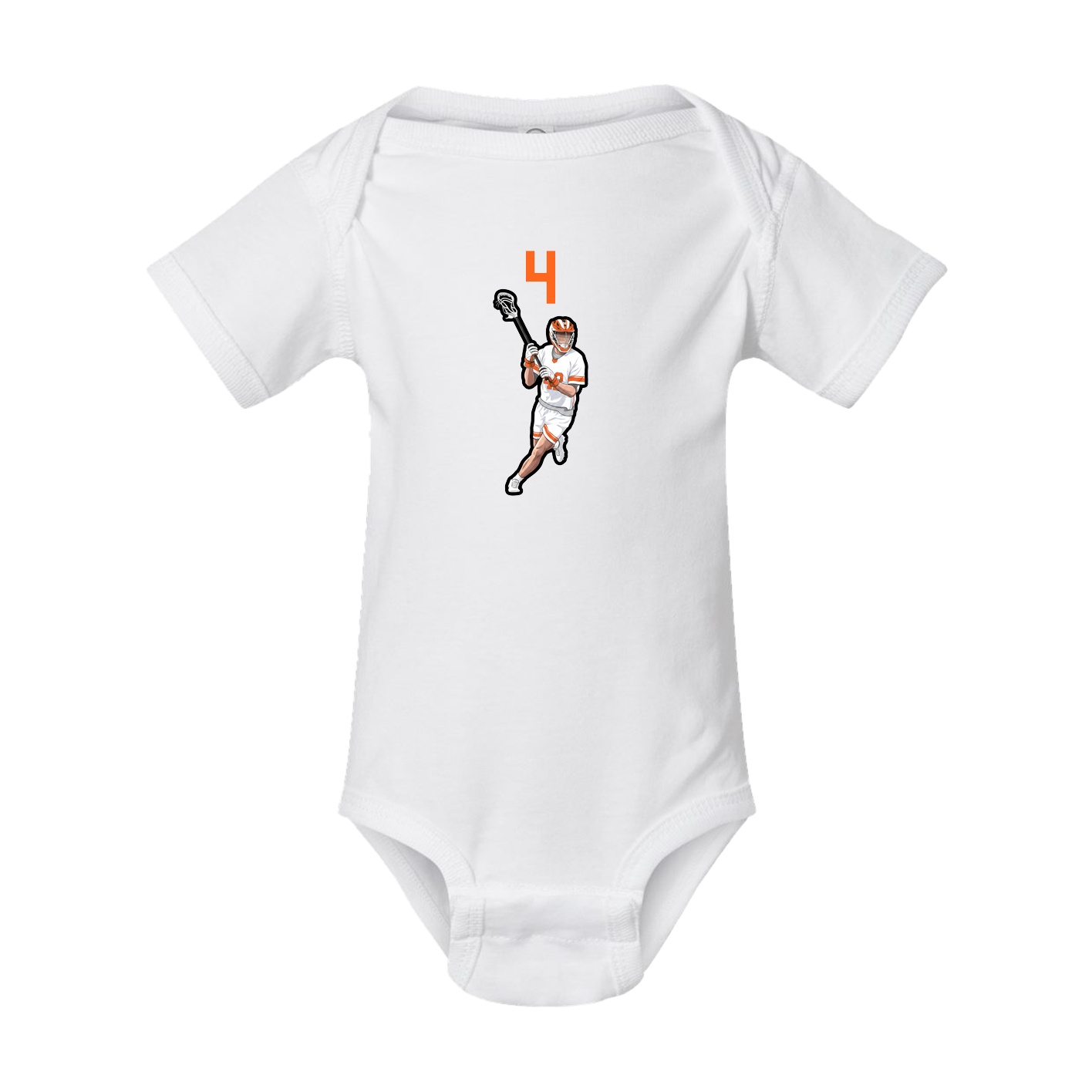 Baby Onesie — Number Top in White