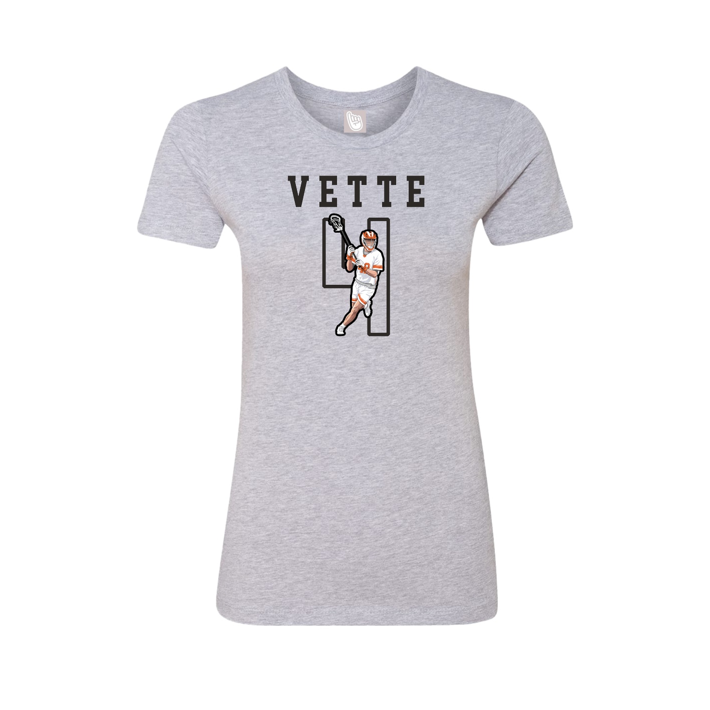 Fitted Women's Tee — Shirsey in Grey