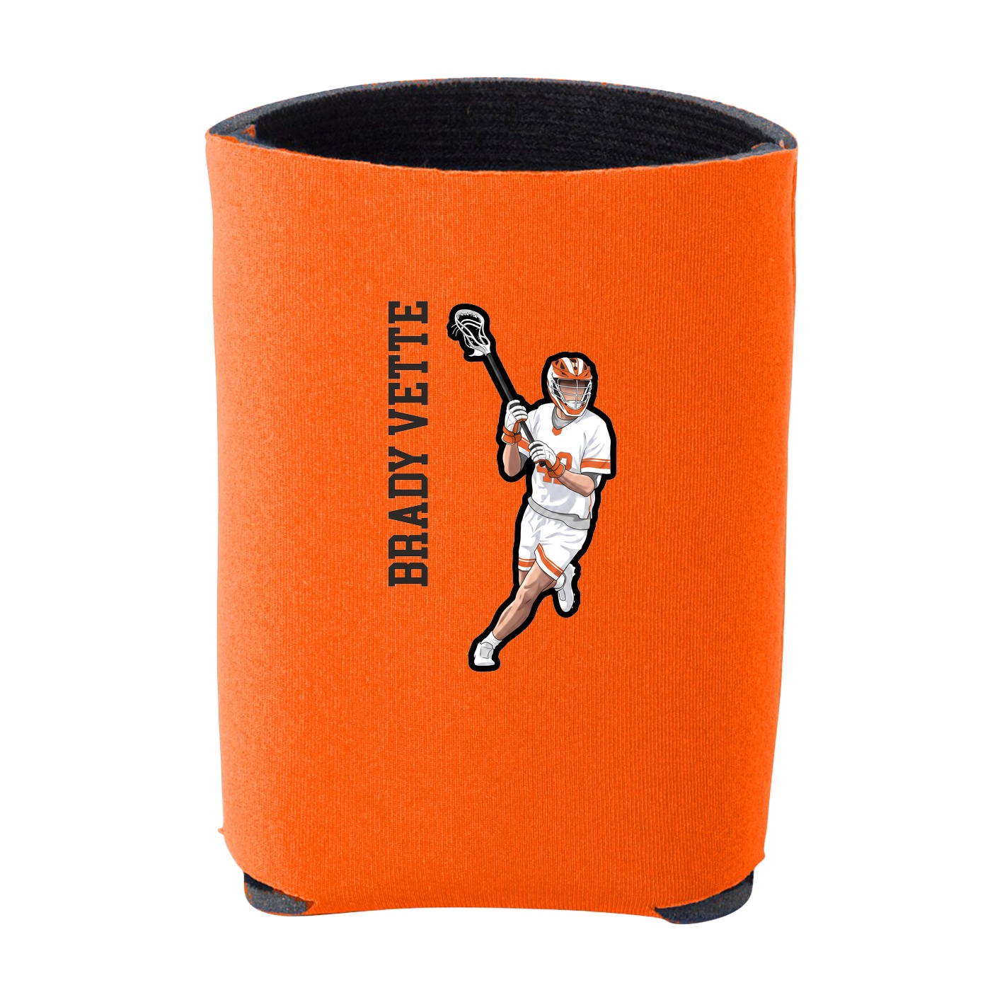 Can Holder — Name Vertical in Orange