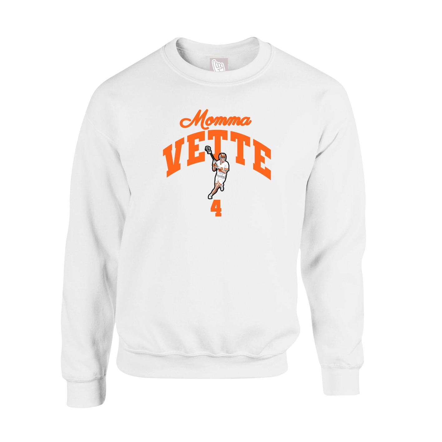 Fleece Crew — Mothers Day Arch in White