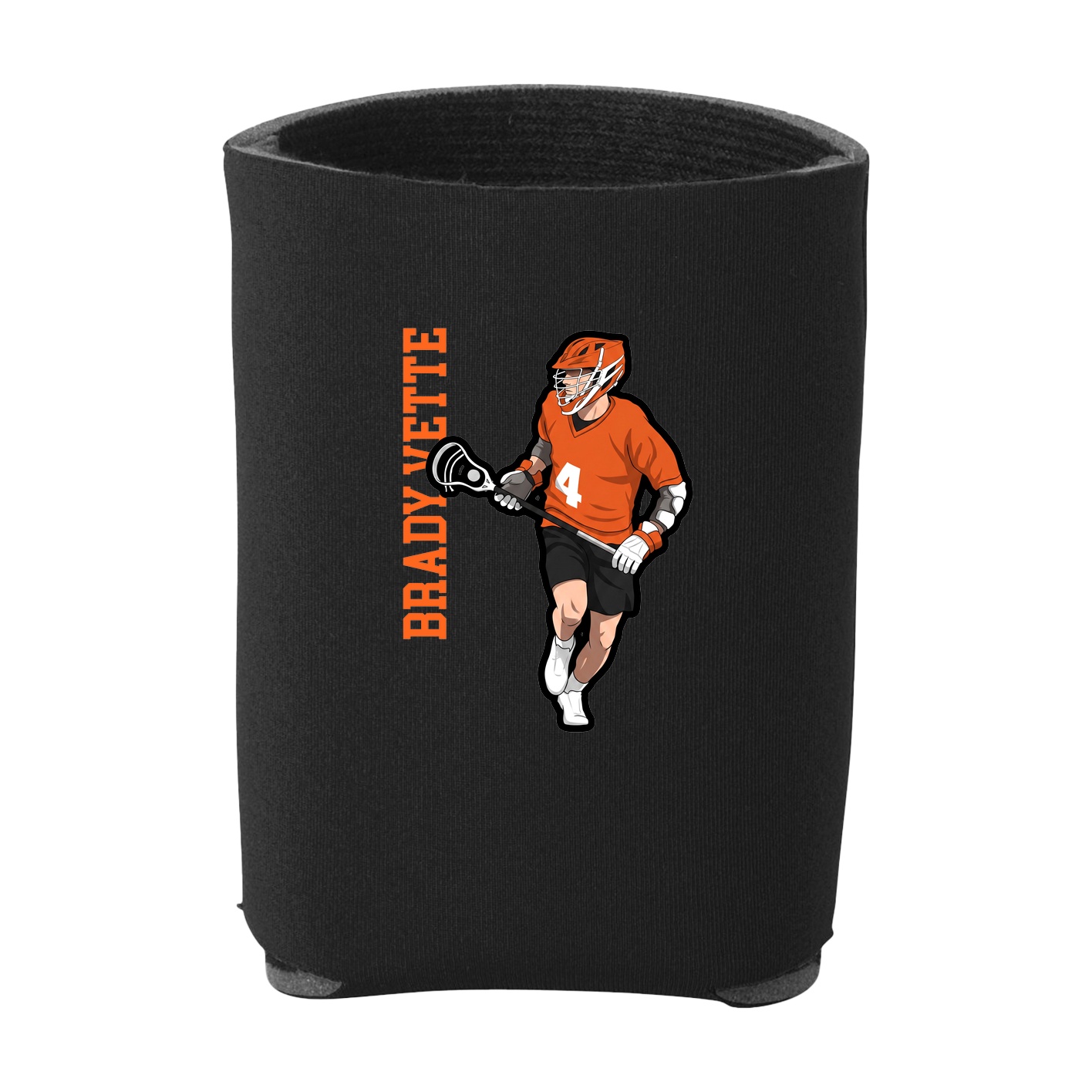 Can Holder — Name Vertical in Black