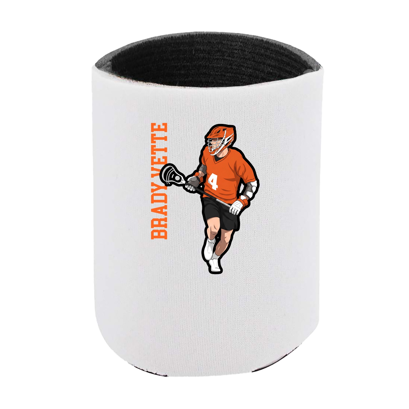 Can Holder — Name Vertical in White