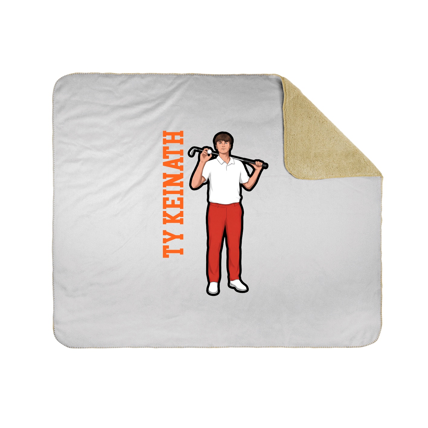 50x60 Sherpa Lined Throw Blanket