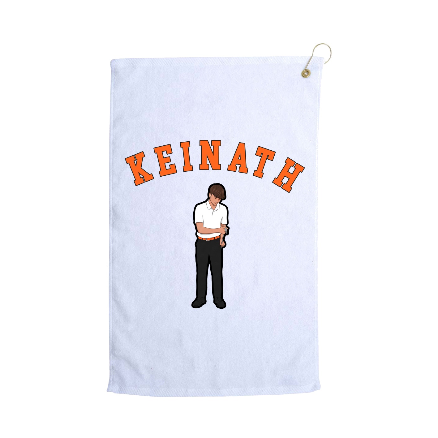 Golf Towel — Shirsey Arch in White