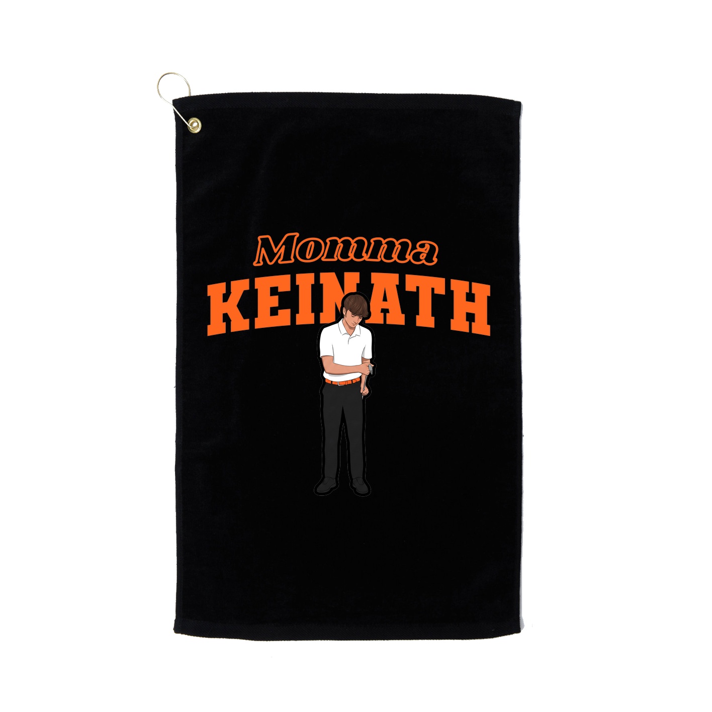 Golf Towel — Mothers Day Block in Black