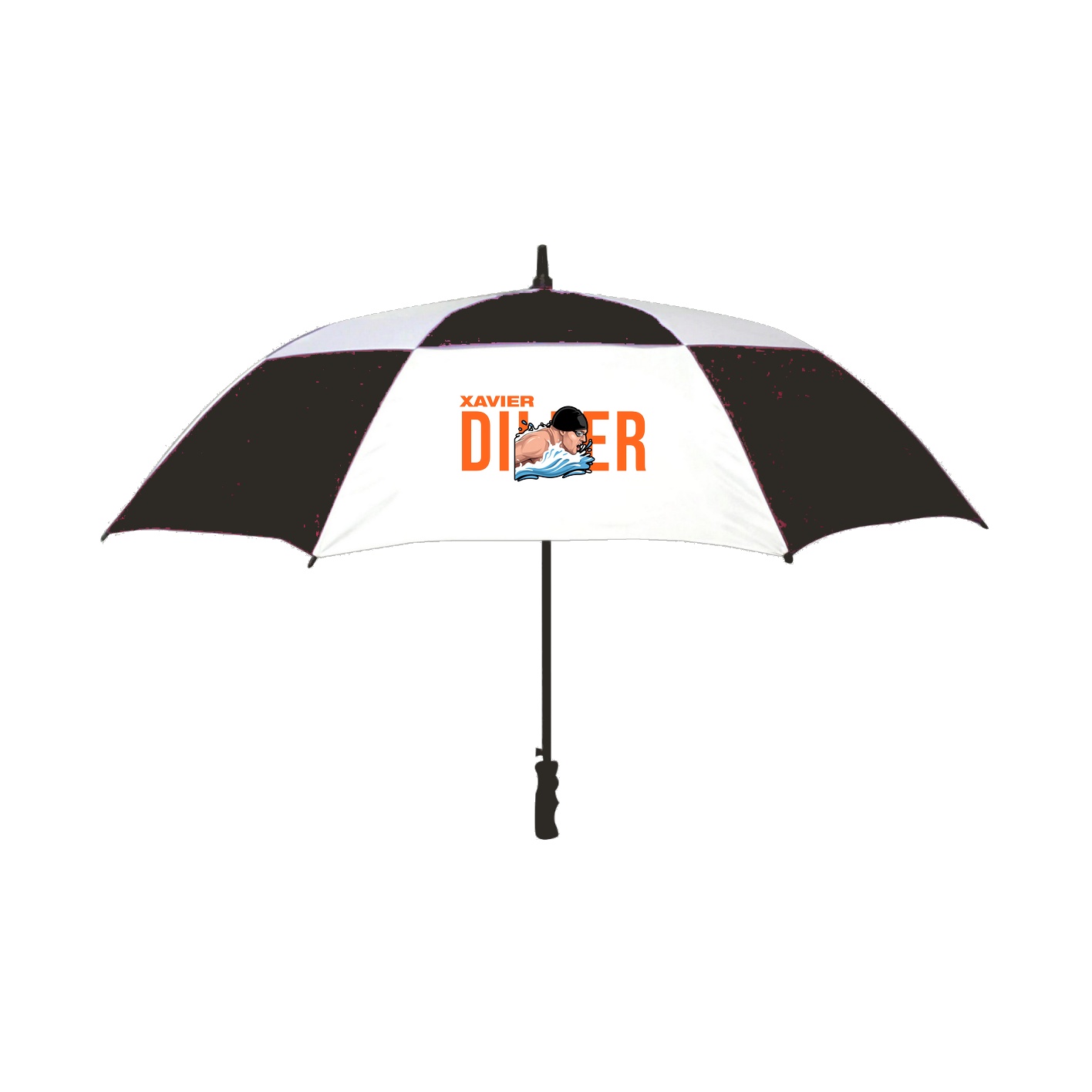 Golf Umbrella — Player Name in Black