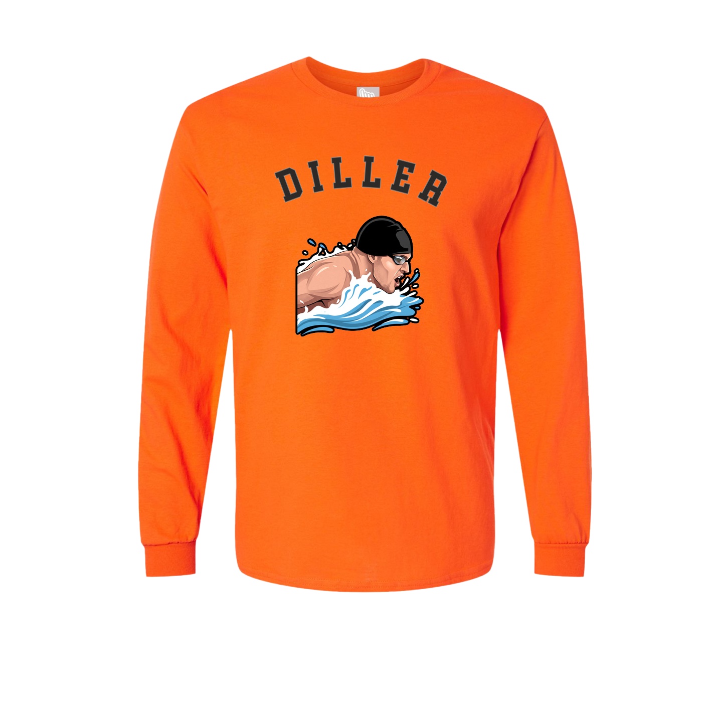 Long Sleeve Tee — Shirsey Arch in Orange