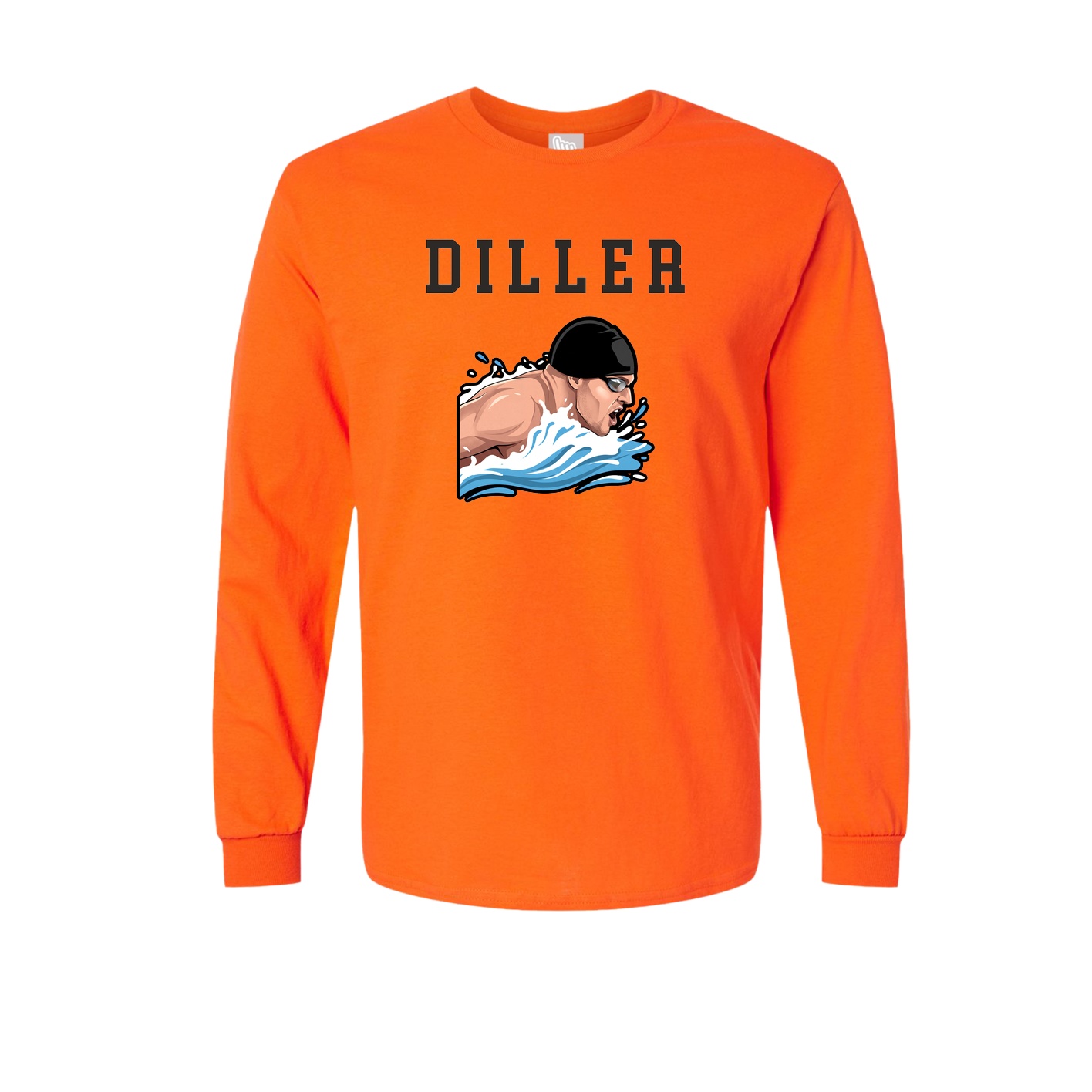 Long Sleeve Tee — Shirsey in Orange