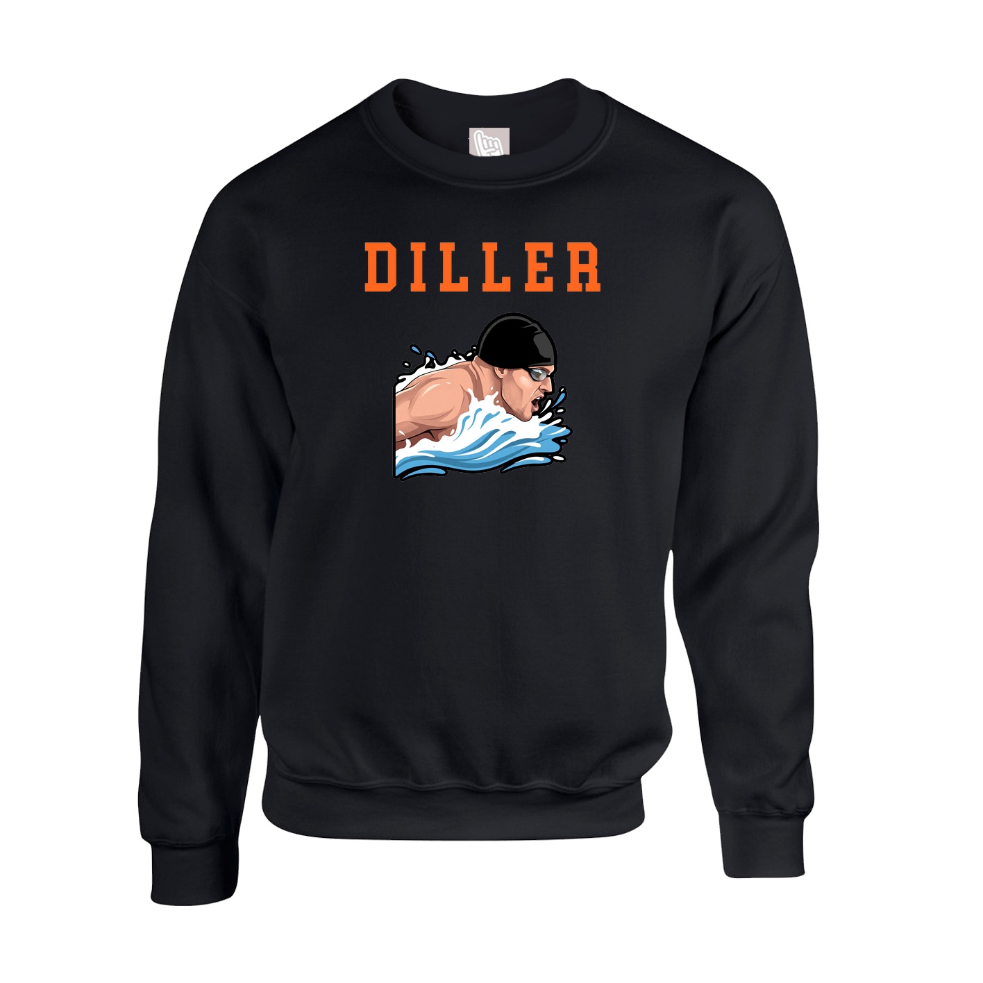 Fleece Crew — Shirsey in Black