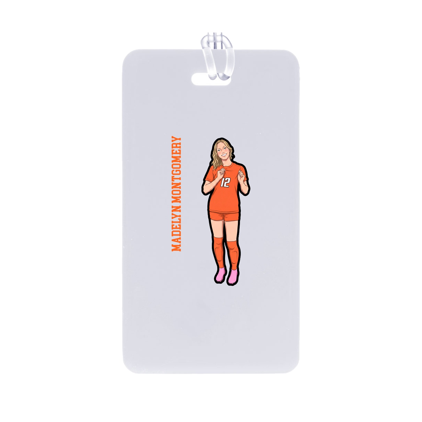 Bag Tag — Name Vertical in Classic