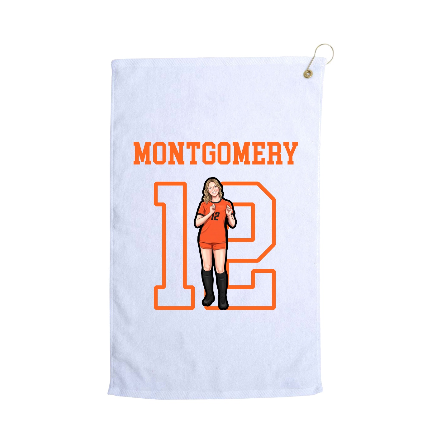 Golf Towel — Shirsey in White