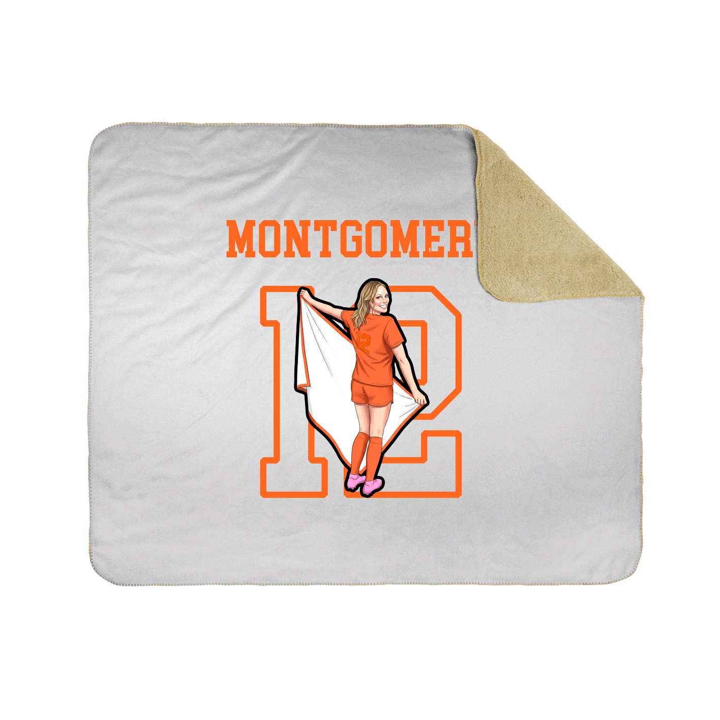 Throw Blanket — Shirsey in White