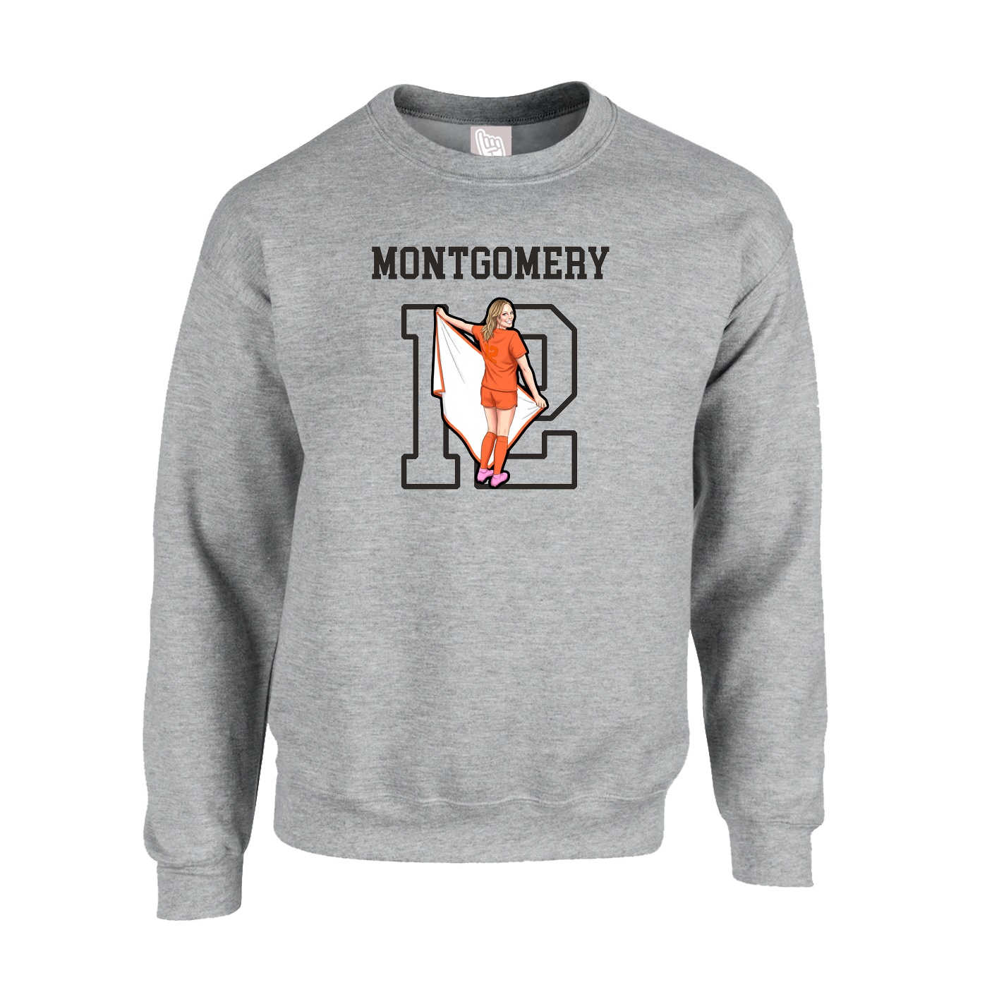 Fleece Crew — Shirsey in Grey