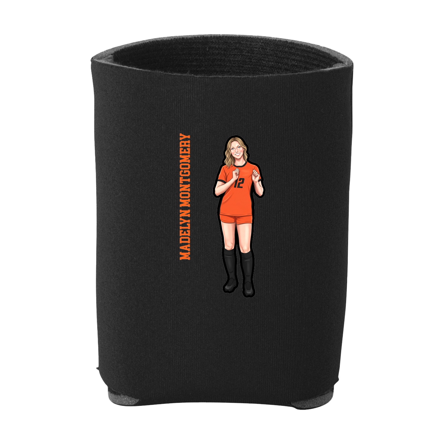 Can Holder — Name Vertical in Black