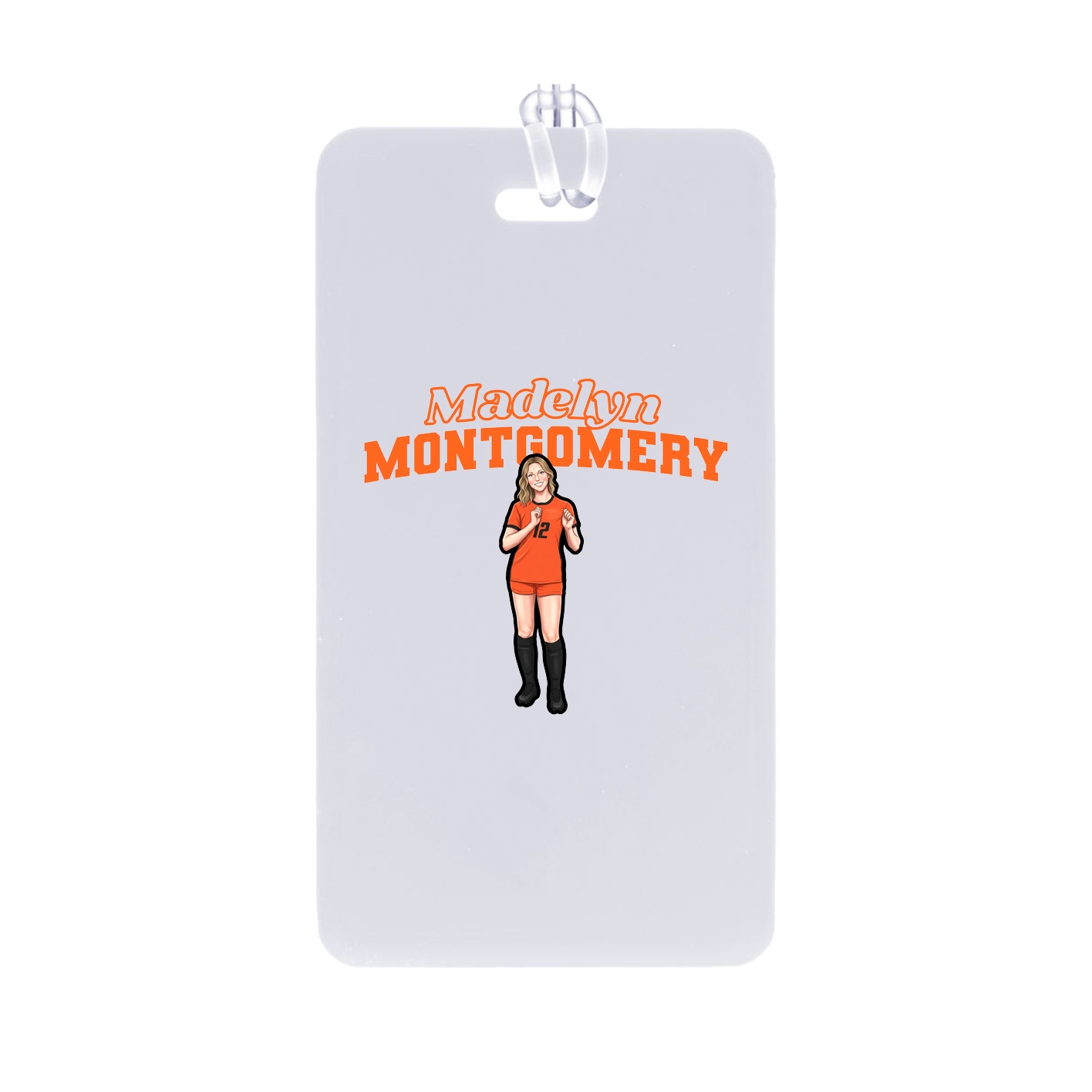 Bag Tag — Name Arch in Classic