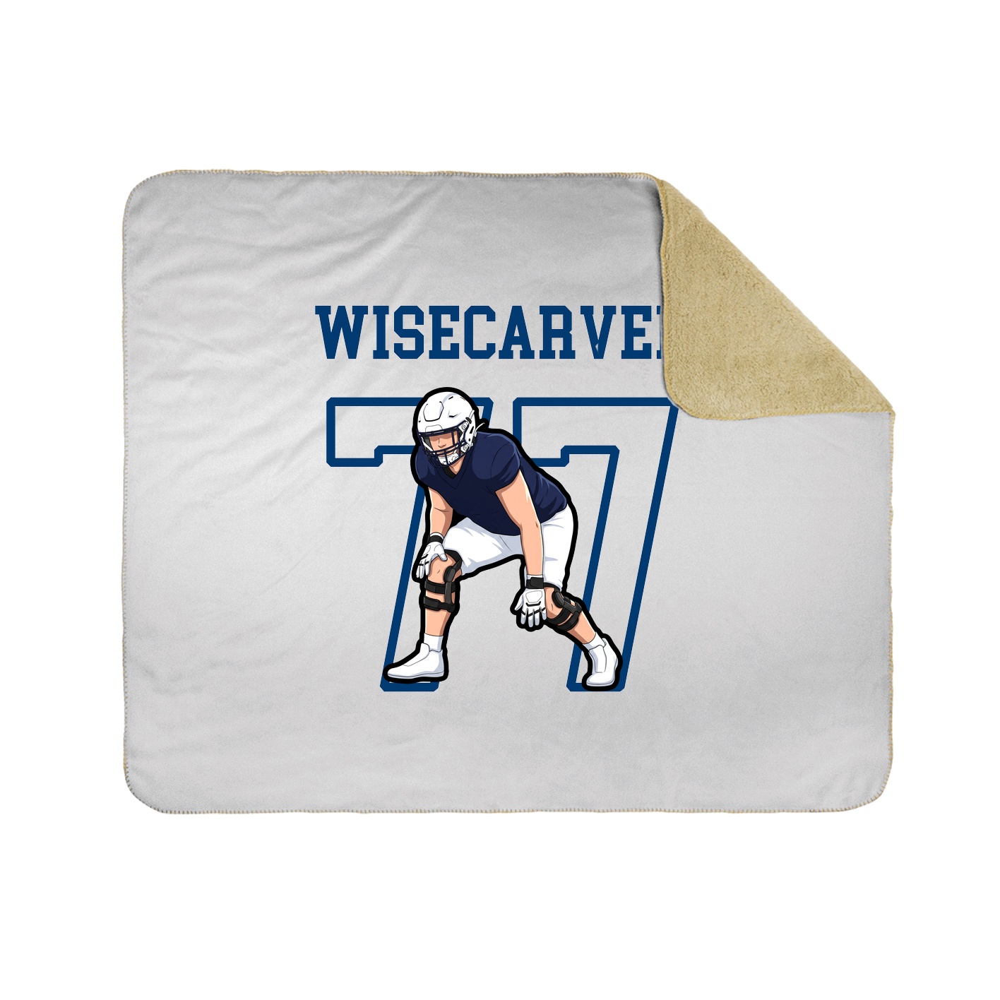 Throw Blanket — Shirsey in White