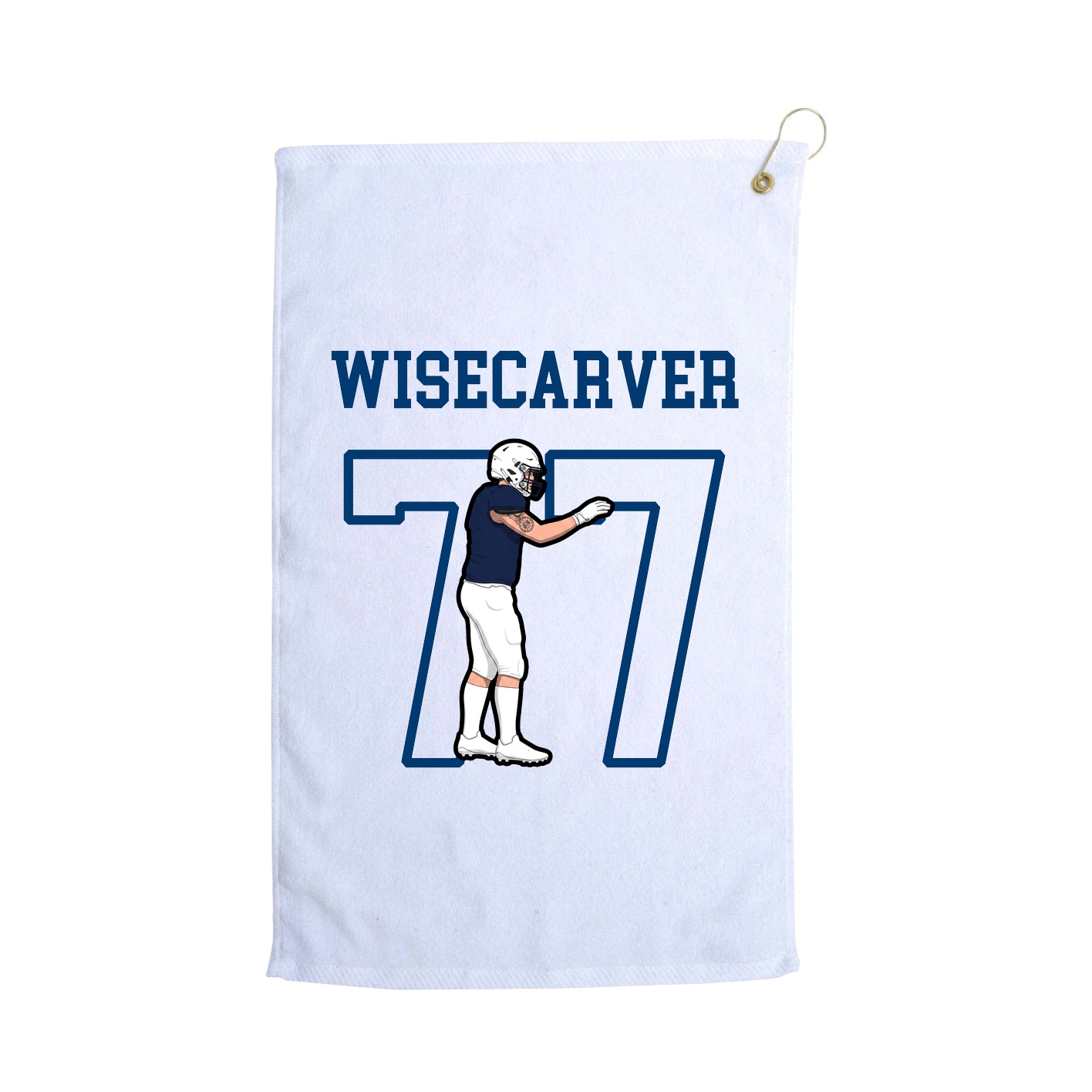 Golf Towel — Shirsey in White